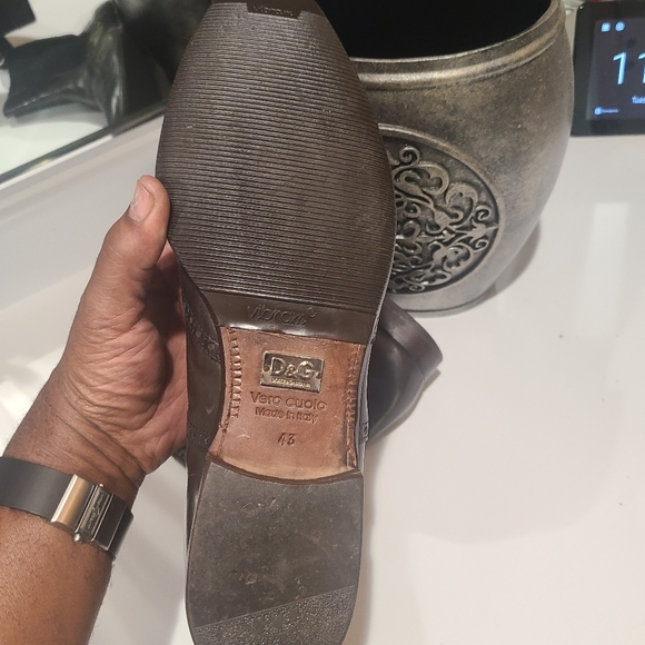 PRADA  MEN  BOOTS Grey size 43 / us 10 - Picture 3 of 6